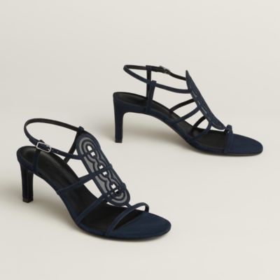 Blue - Nymphe - Hermès women's shoes & leather footwear | Hermès USA